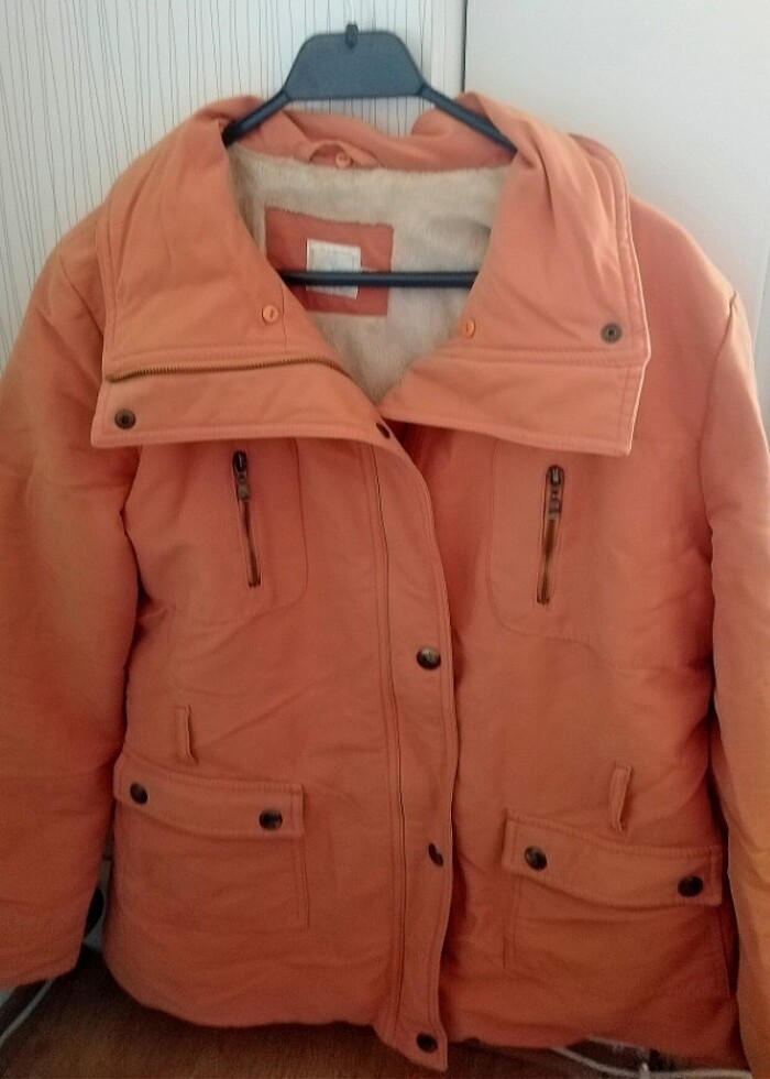 Kışlık kemerli i şık kalin kaban - Görsel 3