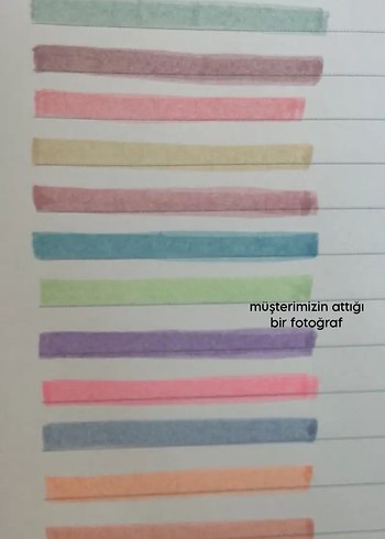 Beden 12'li Pastel Renkli Keçeli Kalem Seti