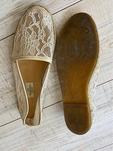 Valentino Valentino dantel espadril
