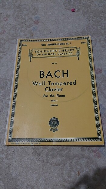 BACH WELL-TEMPERED CLAVIER