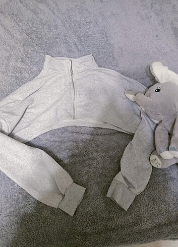 Crop ceket
