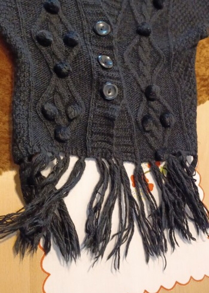 Örgü yelek - Görsel 4