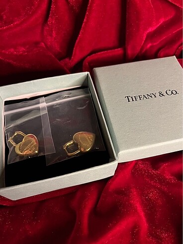 Beden altın Renk Tiffany&Co Küpe