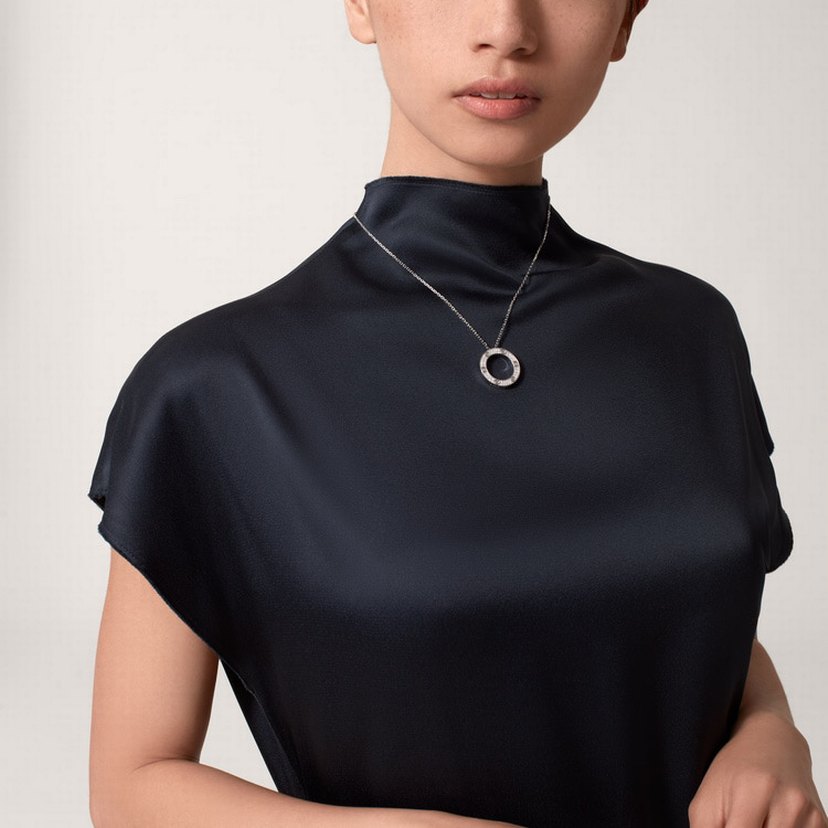 Cartier Love Full Taşlı Kolye — görsel 8/8