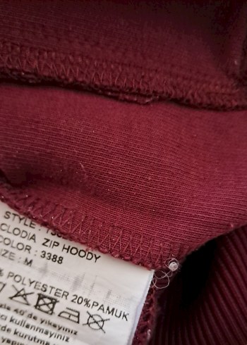 Kadın Pembe Fermuarlı Spor Sweatshirt - Görsel 3