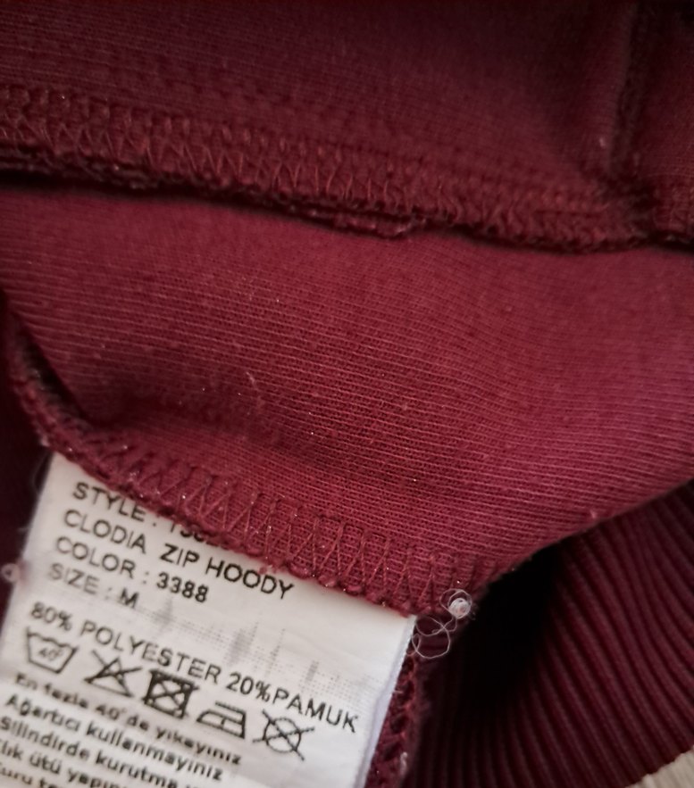 Kadın Pembe Fermuarlı Spor Sweatshirt - Görsel 3