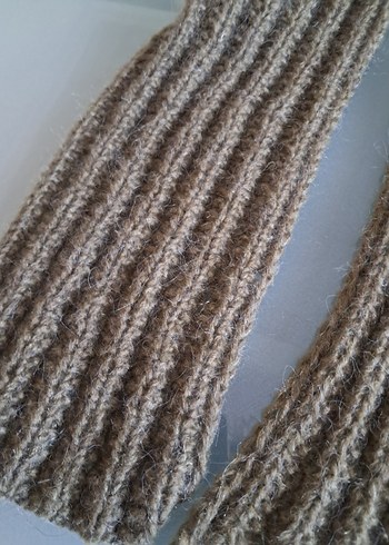 Kadın Örme Bohem Tarz Atkı - Görsel 2