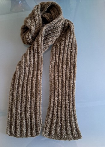 Kadın Örme Bohem Tarz Atkı - Görsel 3