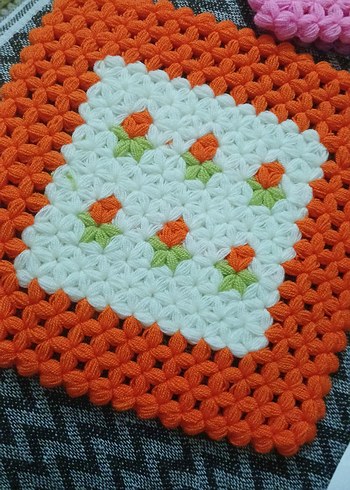 Renkli El Örgüsü Banyo Süngeri - Görsel 3