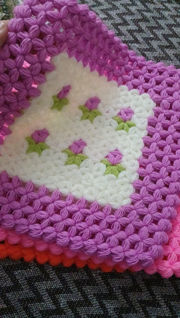 Çok Renkli Örgü Banyo Süngeri - Görsel 3