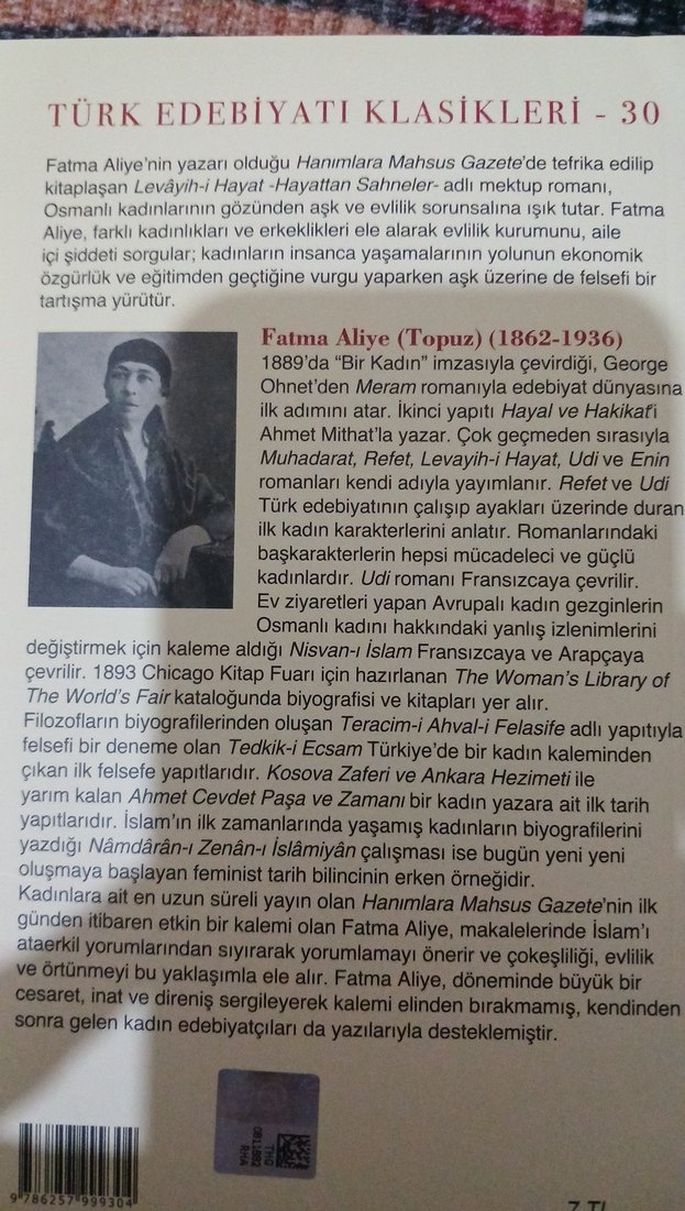 Fatma Aliye Levayih-i Hayat Hayattan Sahneler - Görsel 2