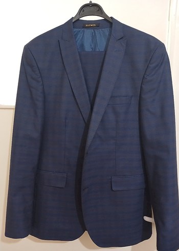 Mavi Düğmeli Erkek Takım Ceketi - Görsel 5