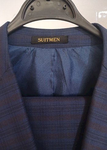 Mavi Düğmeli Erkek Takım Ceketi - Görsel 2