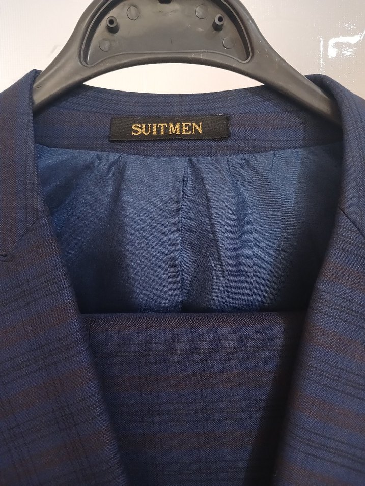 Mavi Düğmeli Erkek Takım Ceketi - Görsel 2