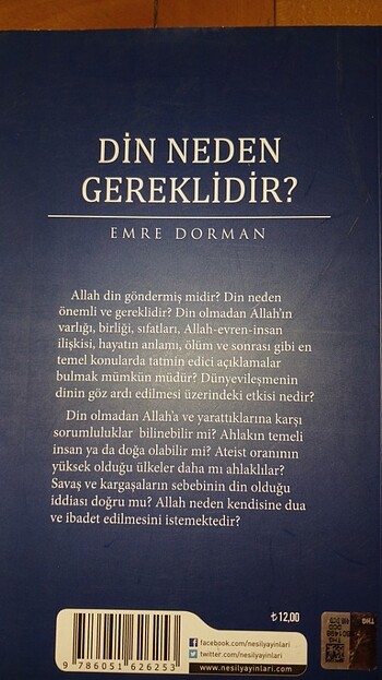 Emre Dorman - Din Neden Gereklidir?