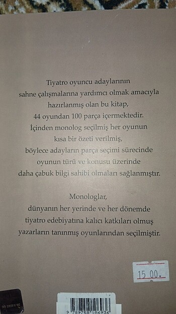 Sahne Çalışmadı için 100 Monolog Cilt 1 ve Cilt 3