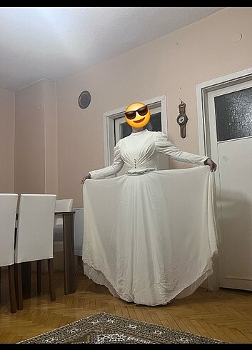 Ekru nikah elbisesi - Görsel 5