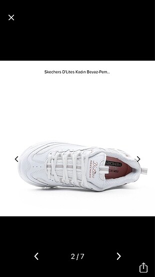 38 Beden Skechers beyaz ayakkabi