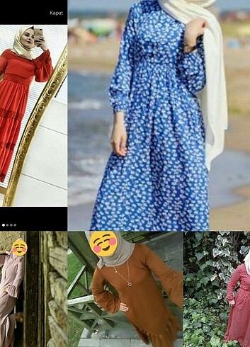 Günlük 5li elbise indirimli