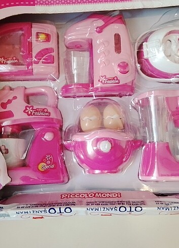  Beden Oyuncak mutfak seti 6 ayrı parça