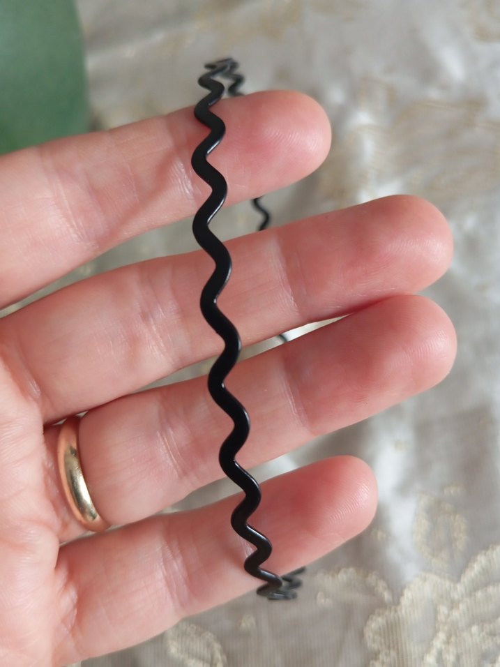 Siyah Dalgalı taç - Görsel 2