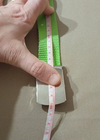 Yeşil Minimalist Erkek Kemer - Görsel 6