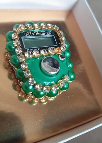 Yeşil Taşlı Sayıcı Bileklik Aksesuarı - Görsel 3