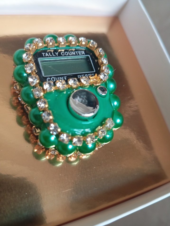 Yeşil Taşlı Sayıcı Bileklik Aksesuarı - Görsel 3