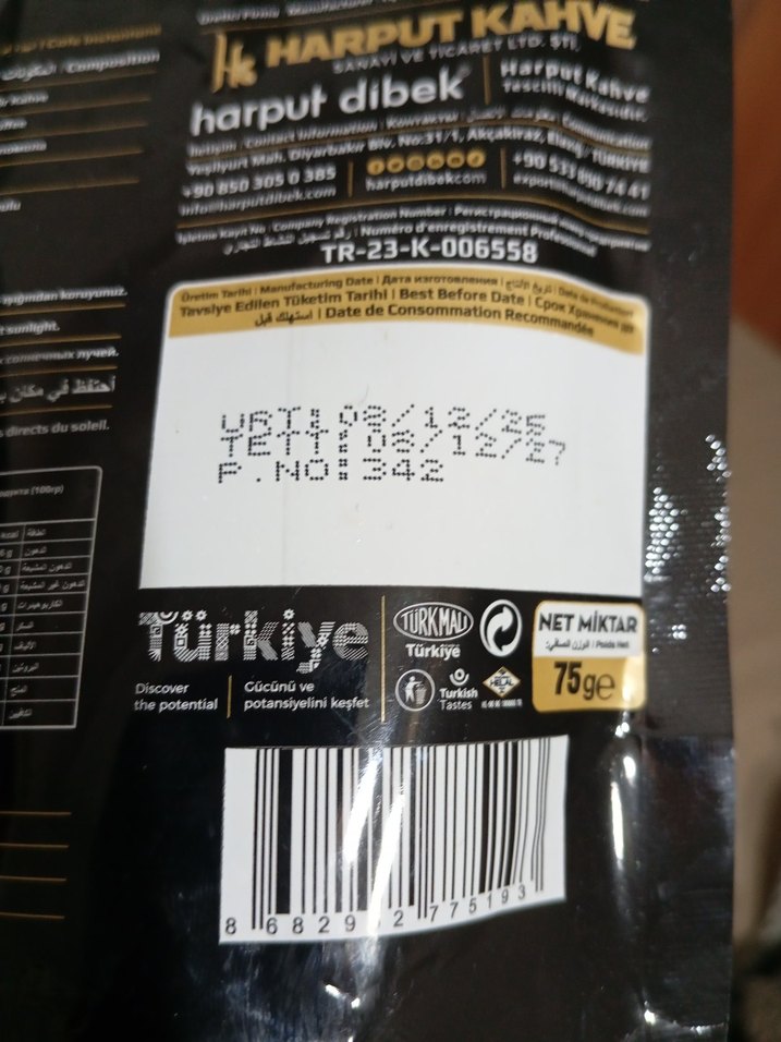 Harput Kahve Gold 75g Paket Kahve - Görsel 5