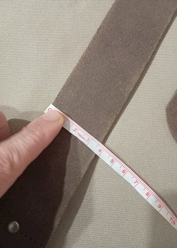 Bej Süet Tokalı unixes Kemer - Görsel 4