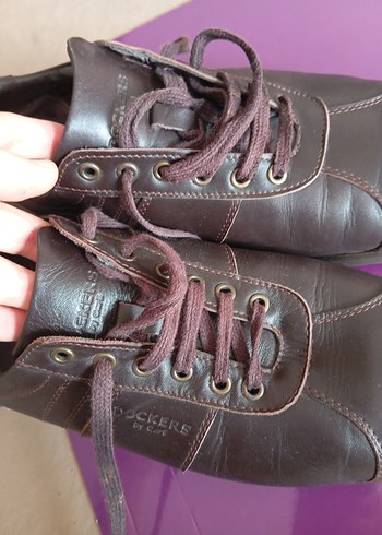 Kahverengi Deri Erkek Spor Ayakkabı - Görsel 8