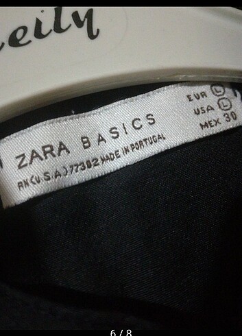 36 Beden siyah Renk Zara kısa elbise