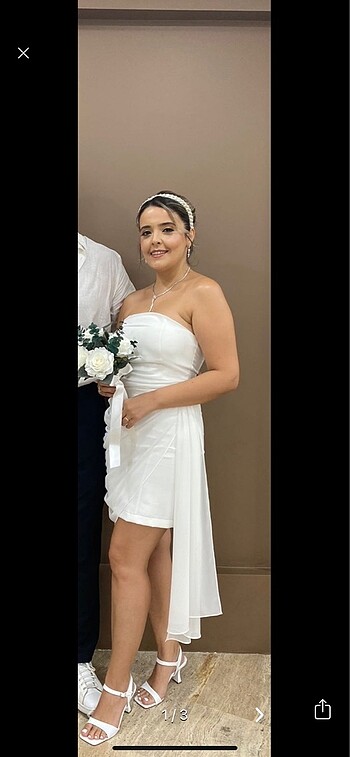Diğer Straplez nikah-bride-After elbisesi