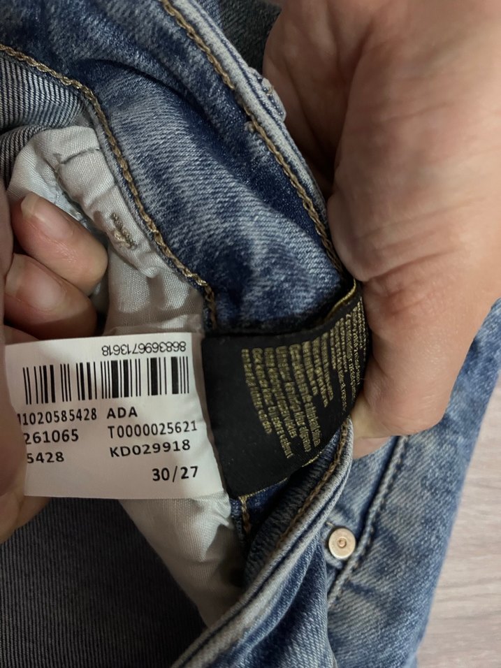 Kadın Mavi Normal Boy Denim Pantolon - Görsel 3