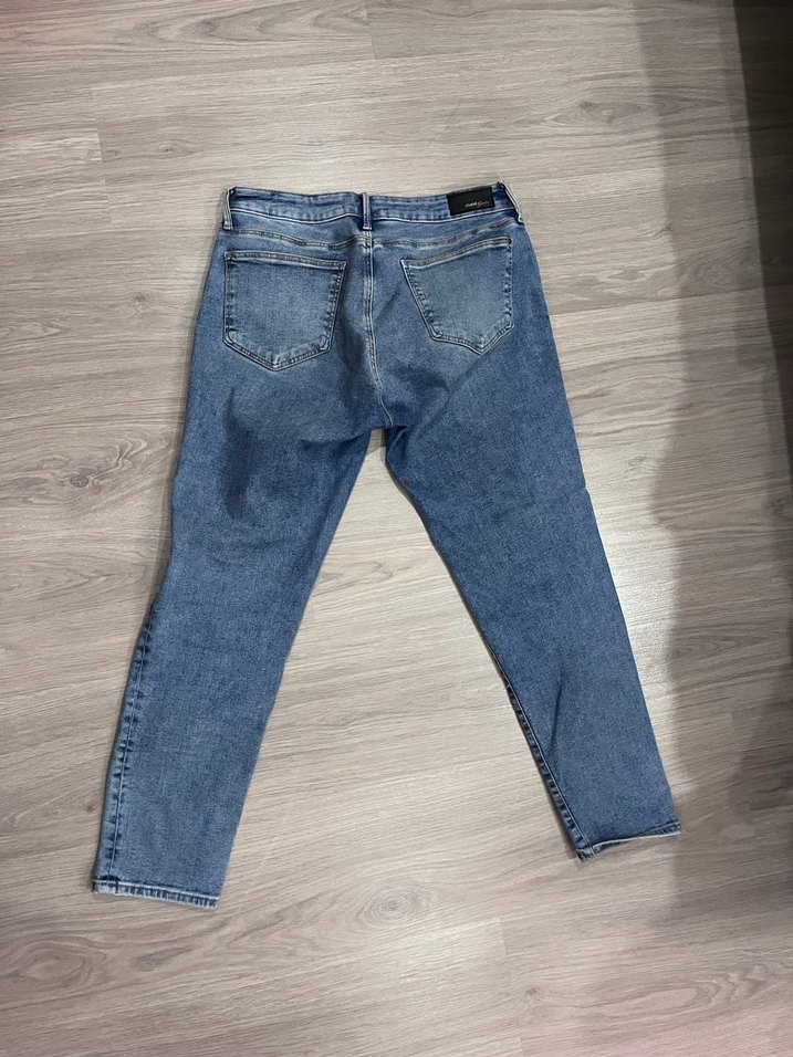 Kadın Mavi Normal Boy Denim Pantolon - Görsel 2
