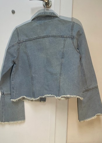 Kısa kot ceket - Görsel 2