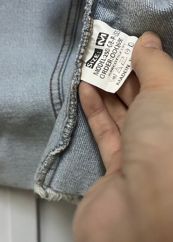 Kısa kot ceket - Görsel 3