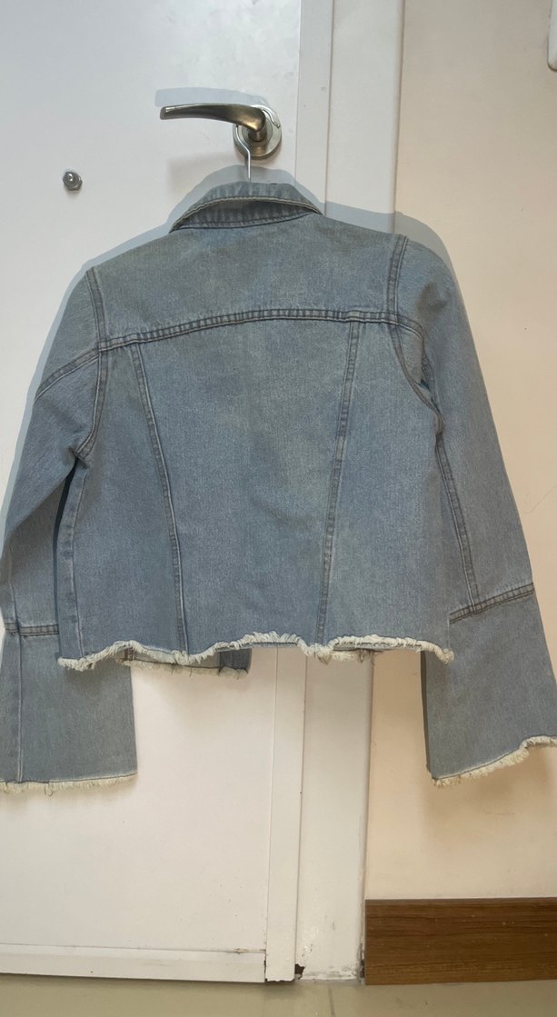 Kısa kot ceket - Görsel 2