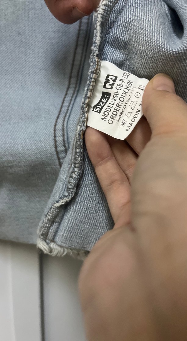 Kısa kot ceket - Görsel 3