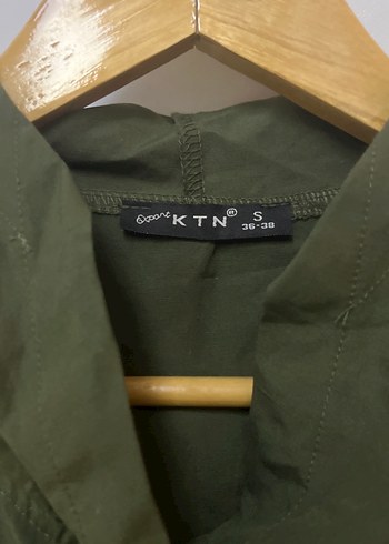 Haki renginde mevsimlik ceket - Görsel 3