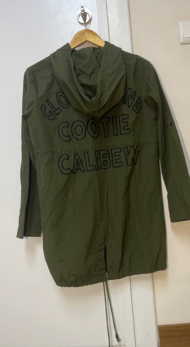 Haki renginde mevsimlik ceket - Görsel 2