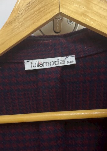 Düğmeli Bordo Kadın Gömlek - Görsel 5