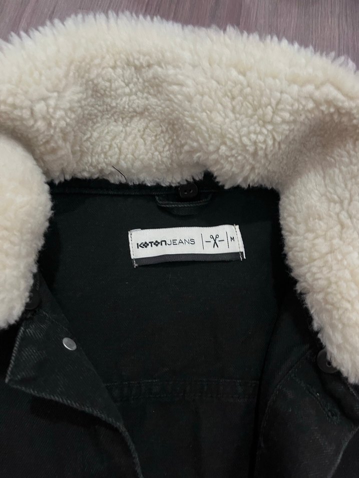 Siyah erkek Denim Ceket - Görsel 3