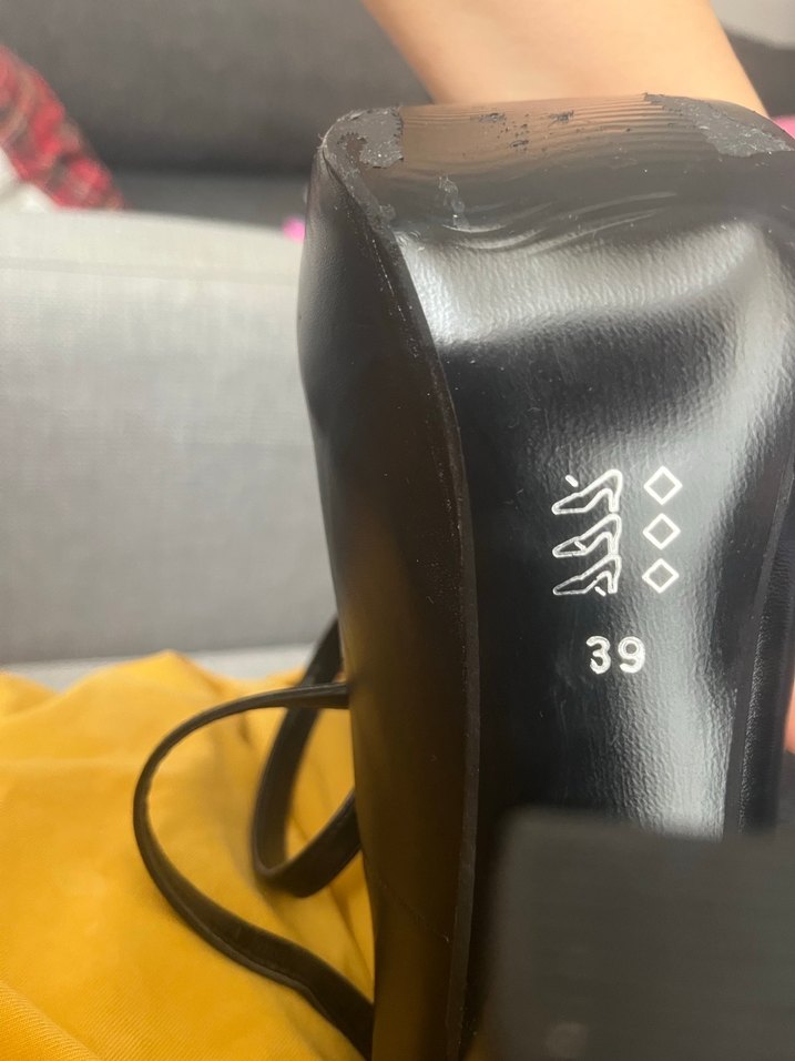 Siyah Platform Topuklu Kadın Ayakkabı - Görsel 5