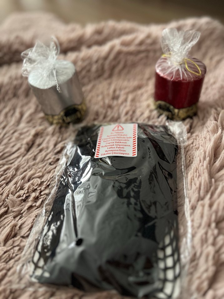 Siyah Dantel Detaylı Mini Gotik Çorap - Görsel 3