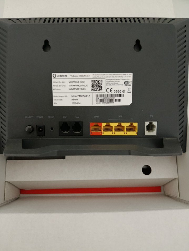 Vodafone huawei H 300s Siyah Modem - Görsel 5