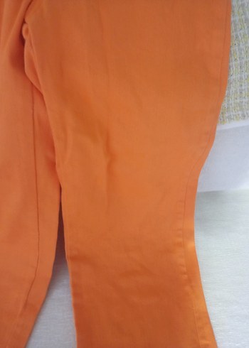 Turuncu Normal Boy çocuk  Kumaş Pantolon - Görsel 5