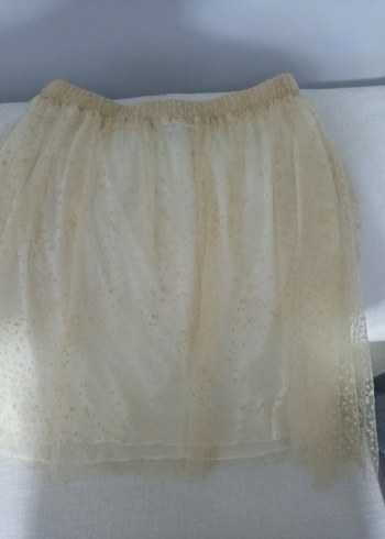 Twist  Bej Tül detaylı etek - Görsel 3