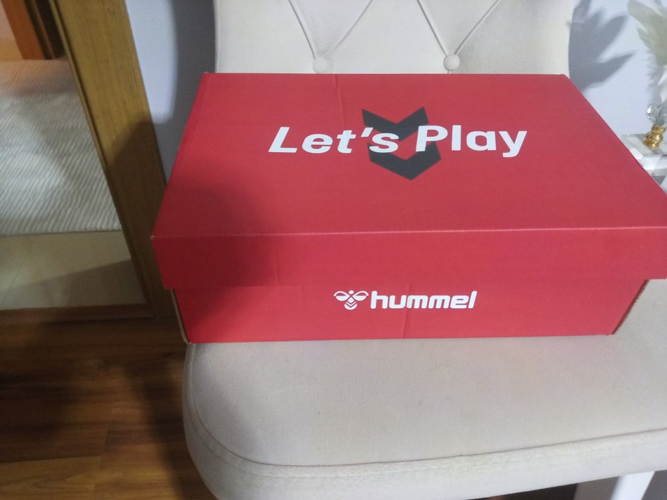 Beyaz Gri Velcro Detaylı spor ayakkabı.Orjinal Hummel - Görsel 5