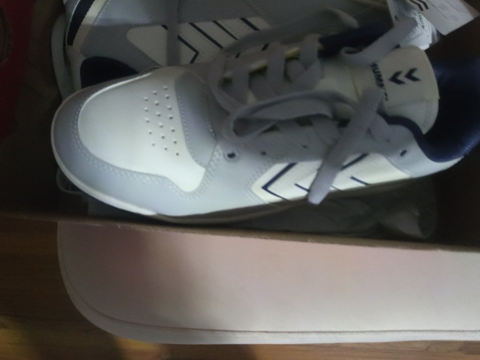 Beyaz Gri Velcro Detaylı spor ayakkabı.Orjinal Hummel - Görsel 3